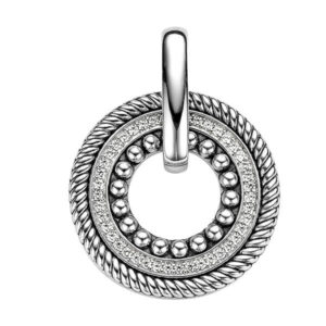 TI SENTO Round sterling silver pendant