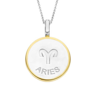 TI SENTO Gold-Plated Aries Pendant