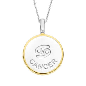 TI SENTO Gold-Plated Cancer Pendant