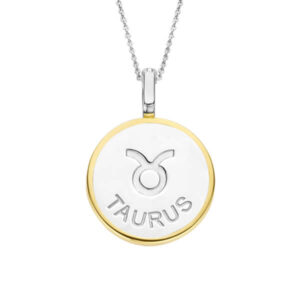 TI SENTO Gold-Plated Taurus Pendant