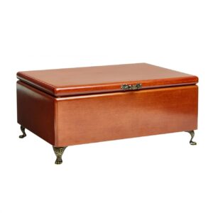 Kinsley Walnut Finish Jewelry Box