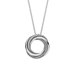 Intertwined circle pendant