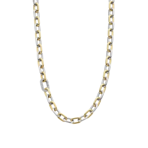 TI SENTO gold-plated silver Chain Link Necklace